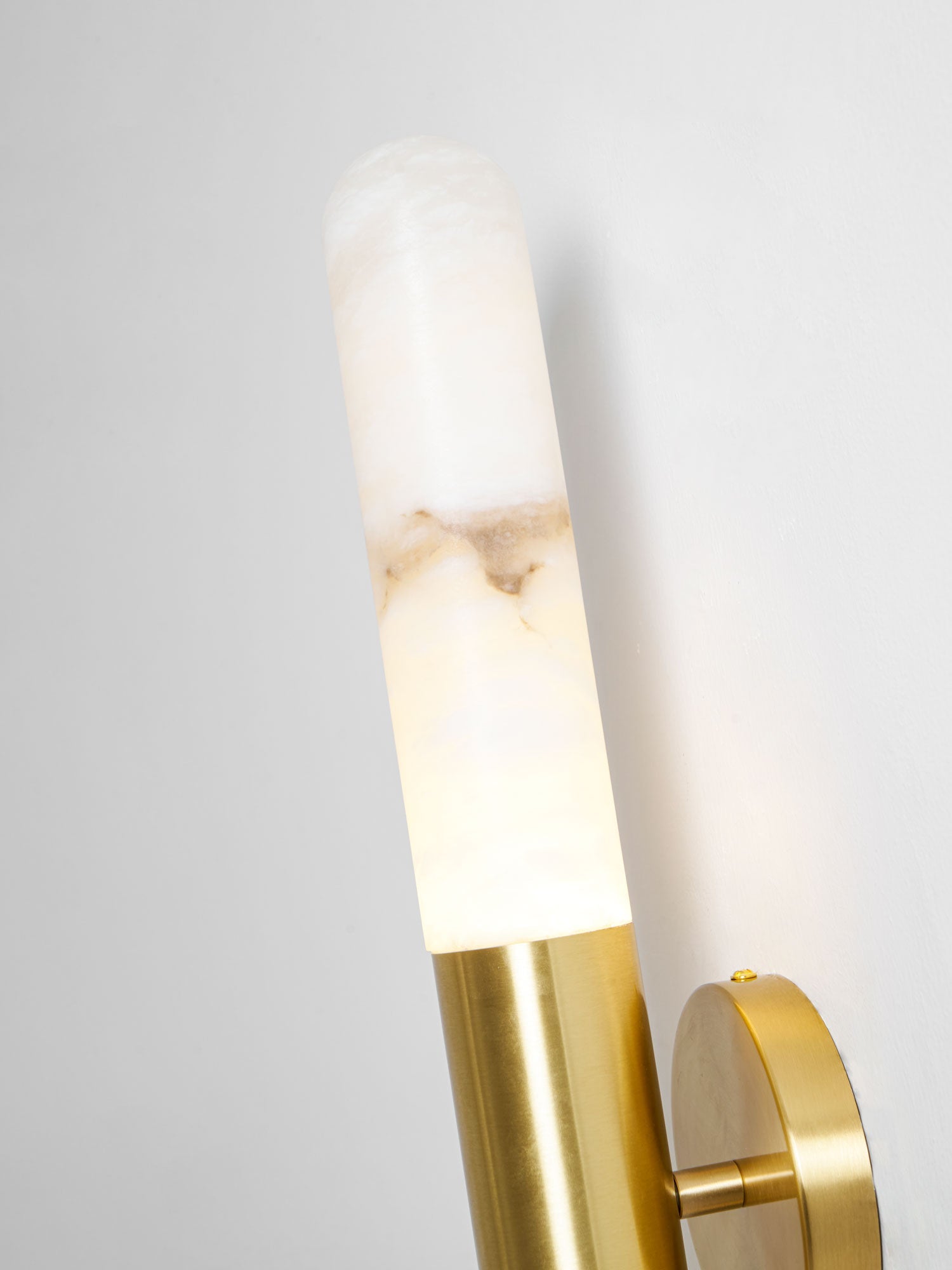 Aurevon Alabaster Linear Wall Sconce