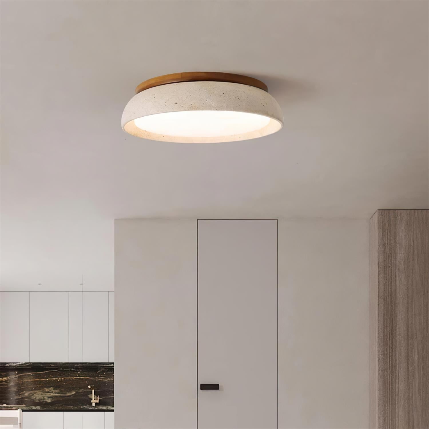 Aurevon Travertine Ceiling Light