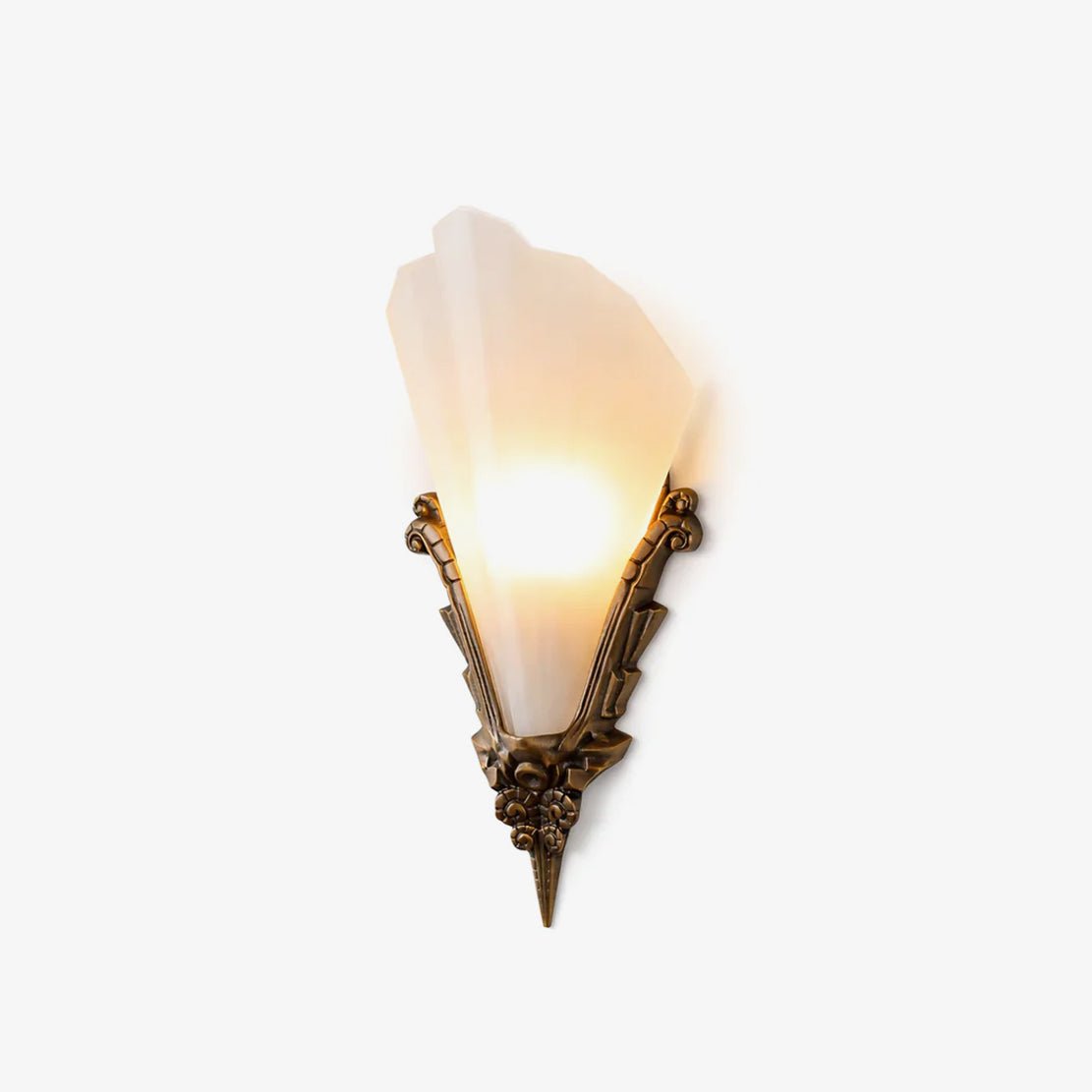 Aurivelle Deco Glass Wall Sconce