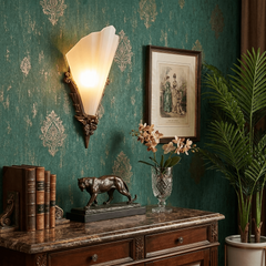 Aurivelle Deco Glass Wall Sconce