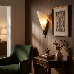 Aurivelle Deco Glass Wall Sconce