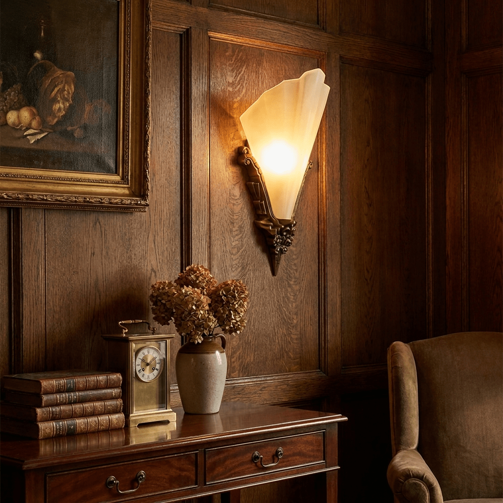 Aurivelle Deco Glass Wall Sconce