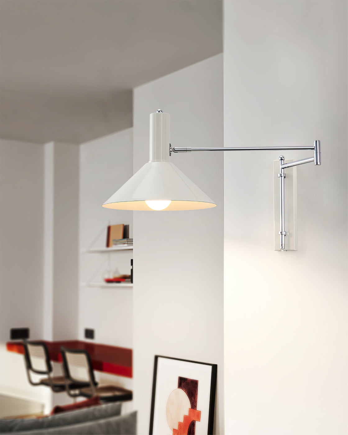 Avelin Adjustable Plug-In Wall Lamp
