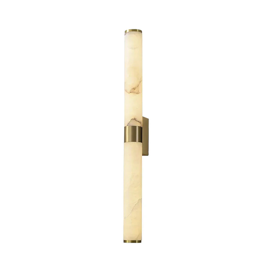 Aveline Linear Alabaster Rod Sconce