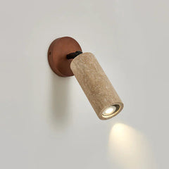 Avenelle Travertine Wood Wall Sconce