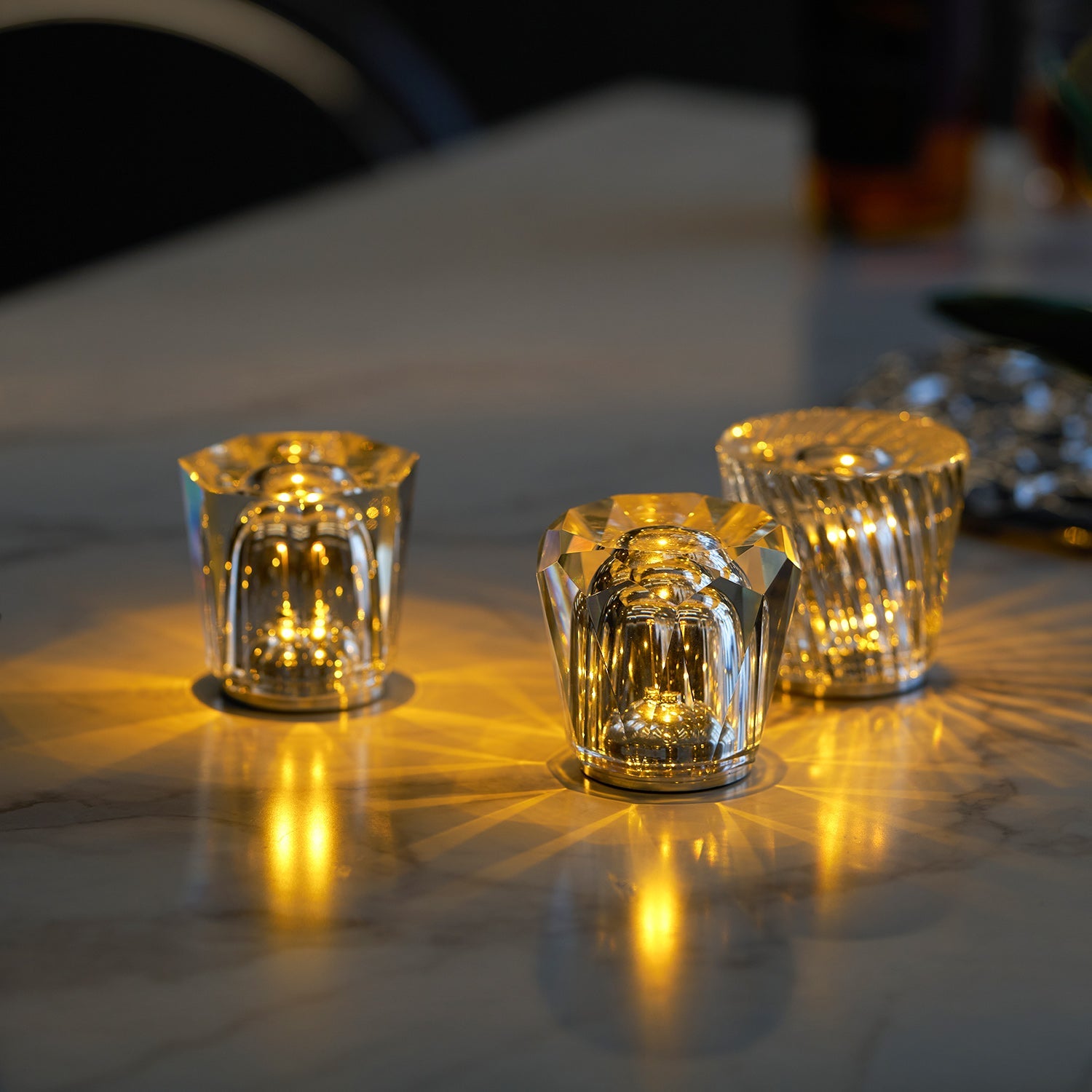 Crystal Diamond Table Lamp