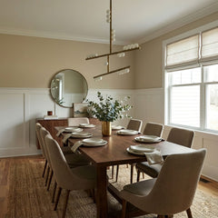Brass Glass Drop Chandelier