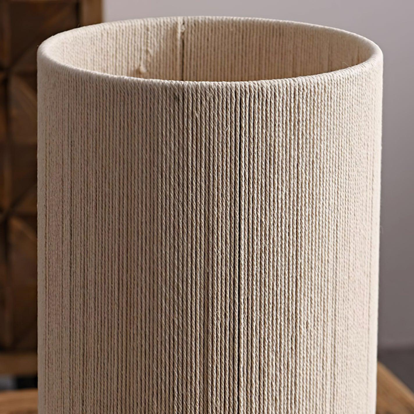Cairn Stacked Wood Table Lamp