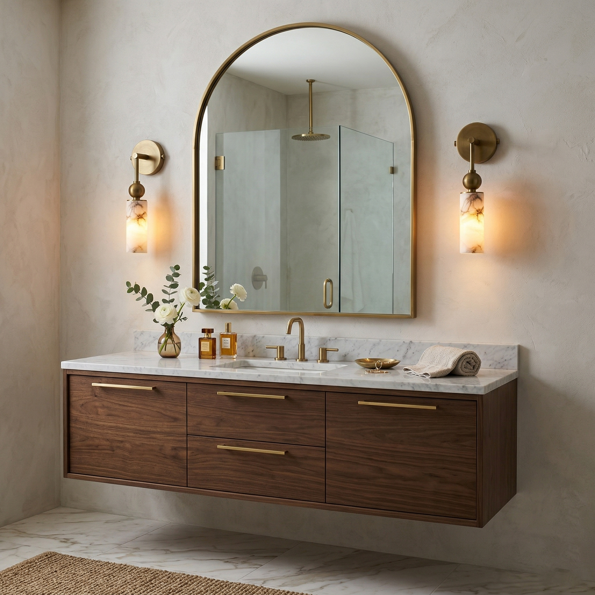 Harlin Alabaster Wall Lamp