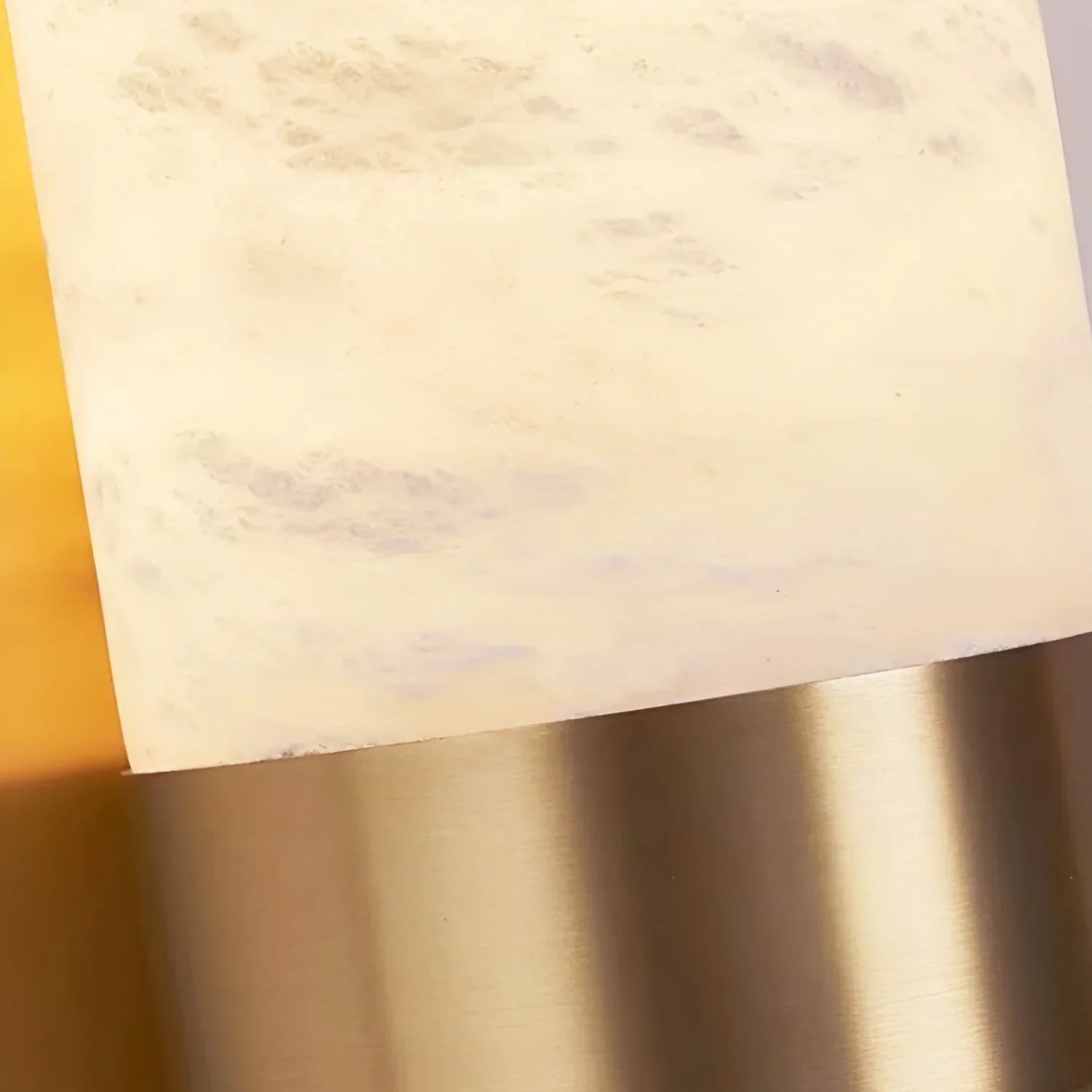 Calista Linear Alabaster Brass Sconce