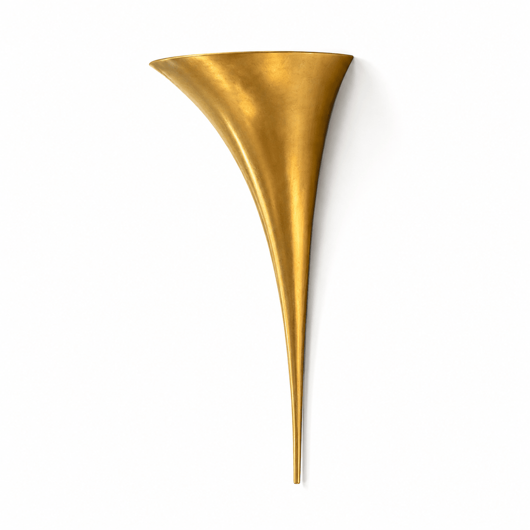 Calla Copper Trumpet Wall Sconce