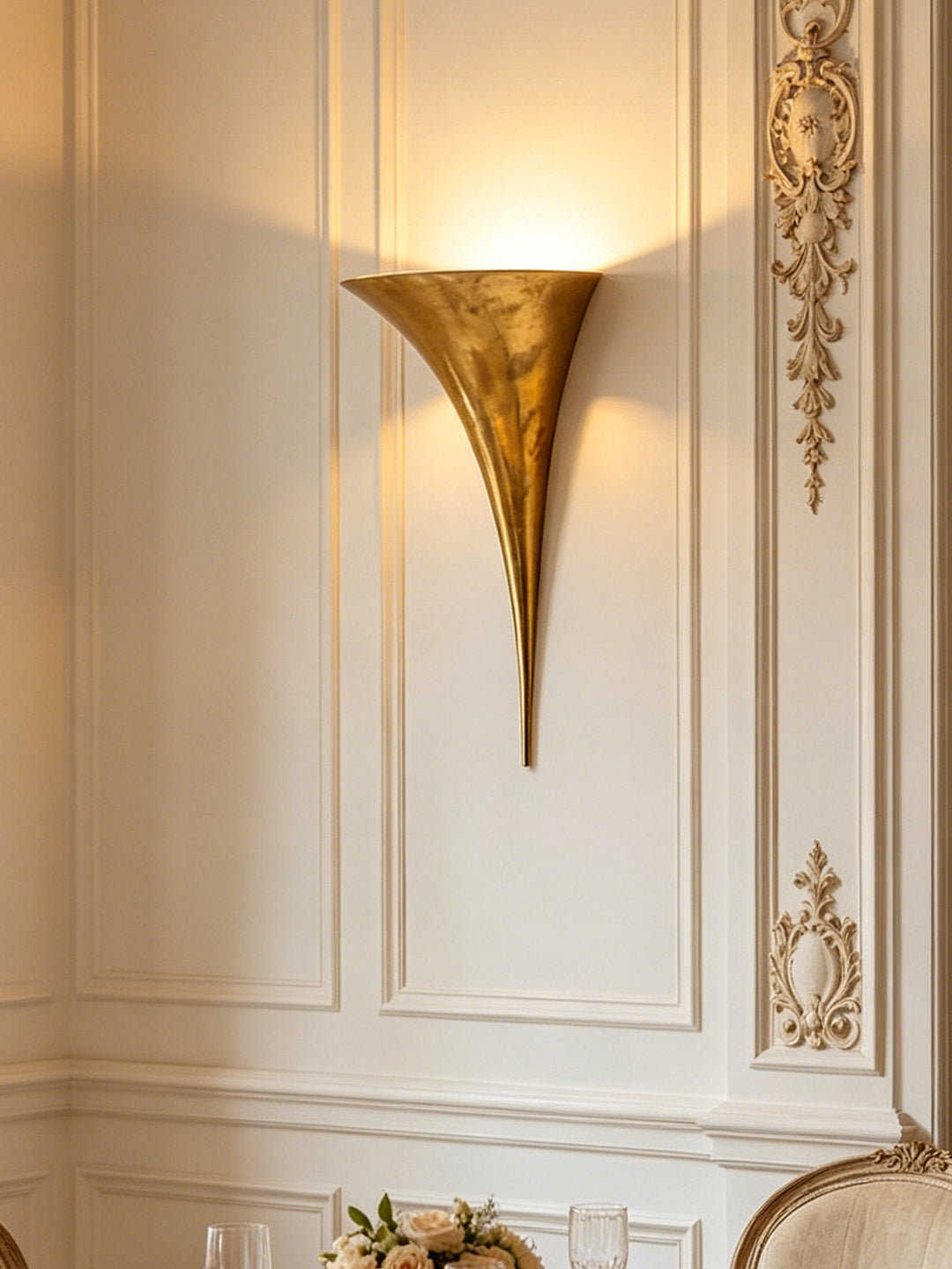 Calla Copper Trumpet Wall Sconce