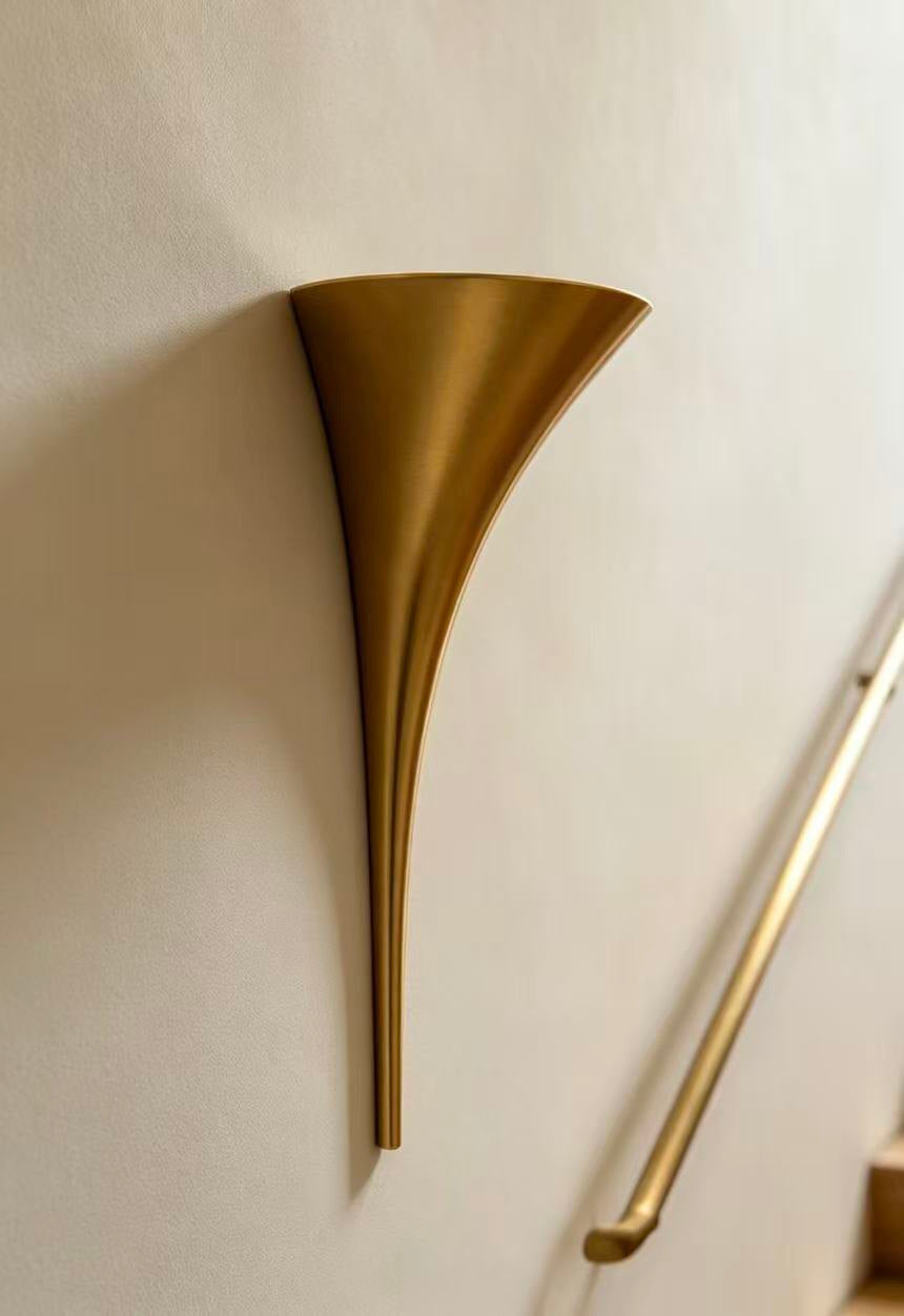 Calla Copper Trumpet Wall Sconce