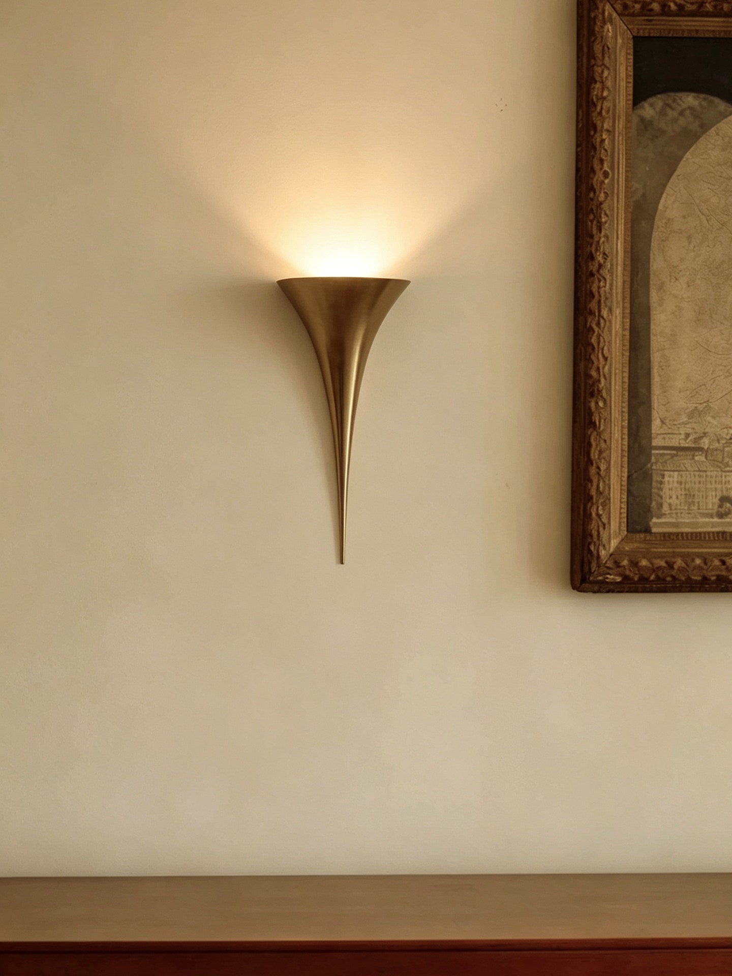 Calla Copper Trumpet Wall Sconce