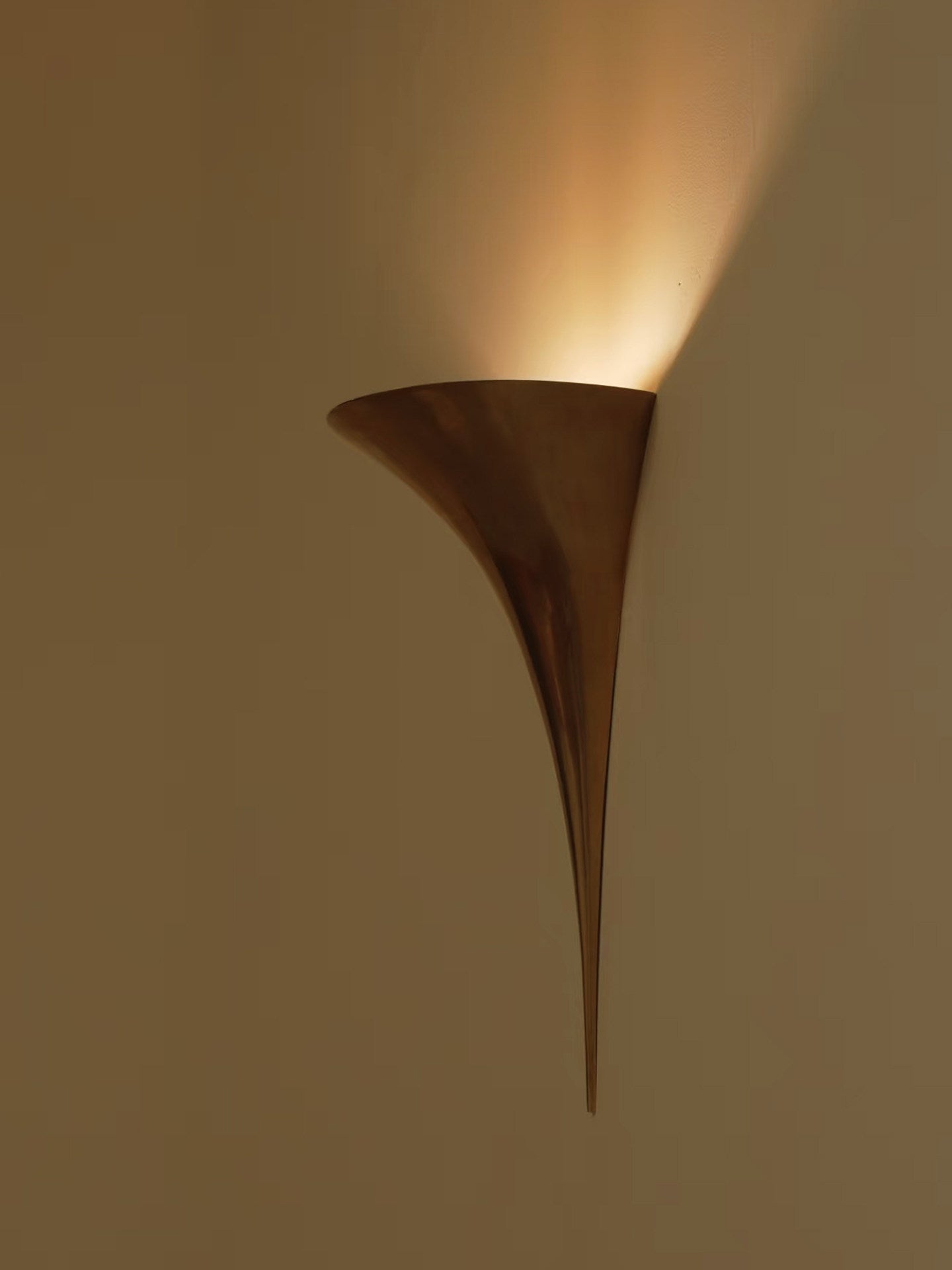 Calla Copper Trumpet Wall Sconce