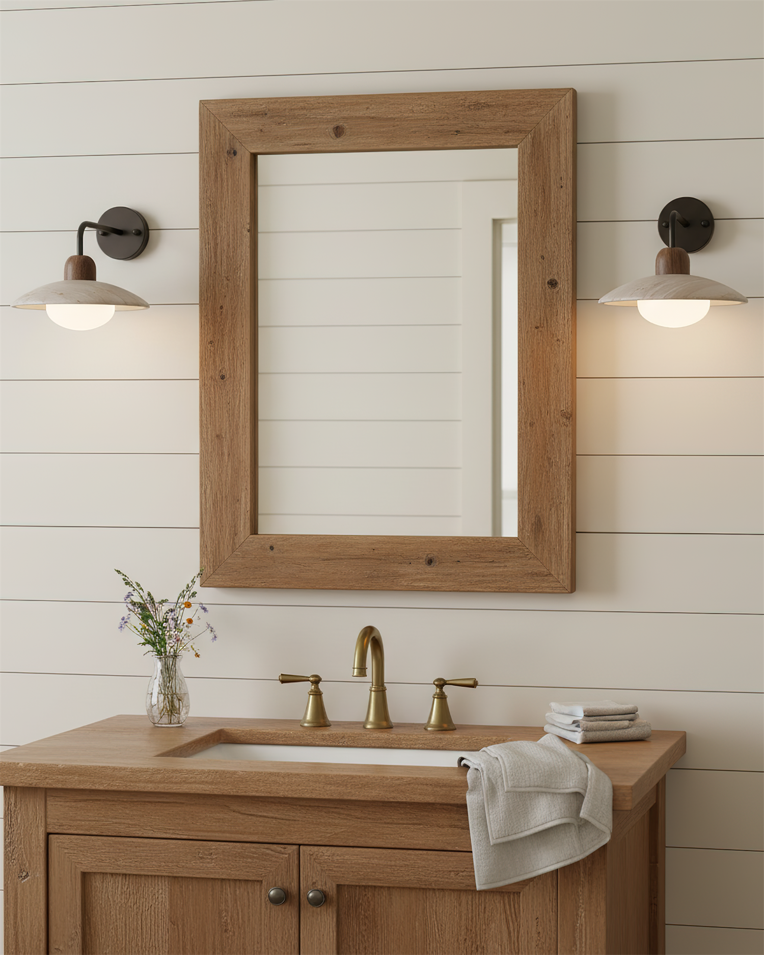 Carolia Travertine Wall Sconce