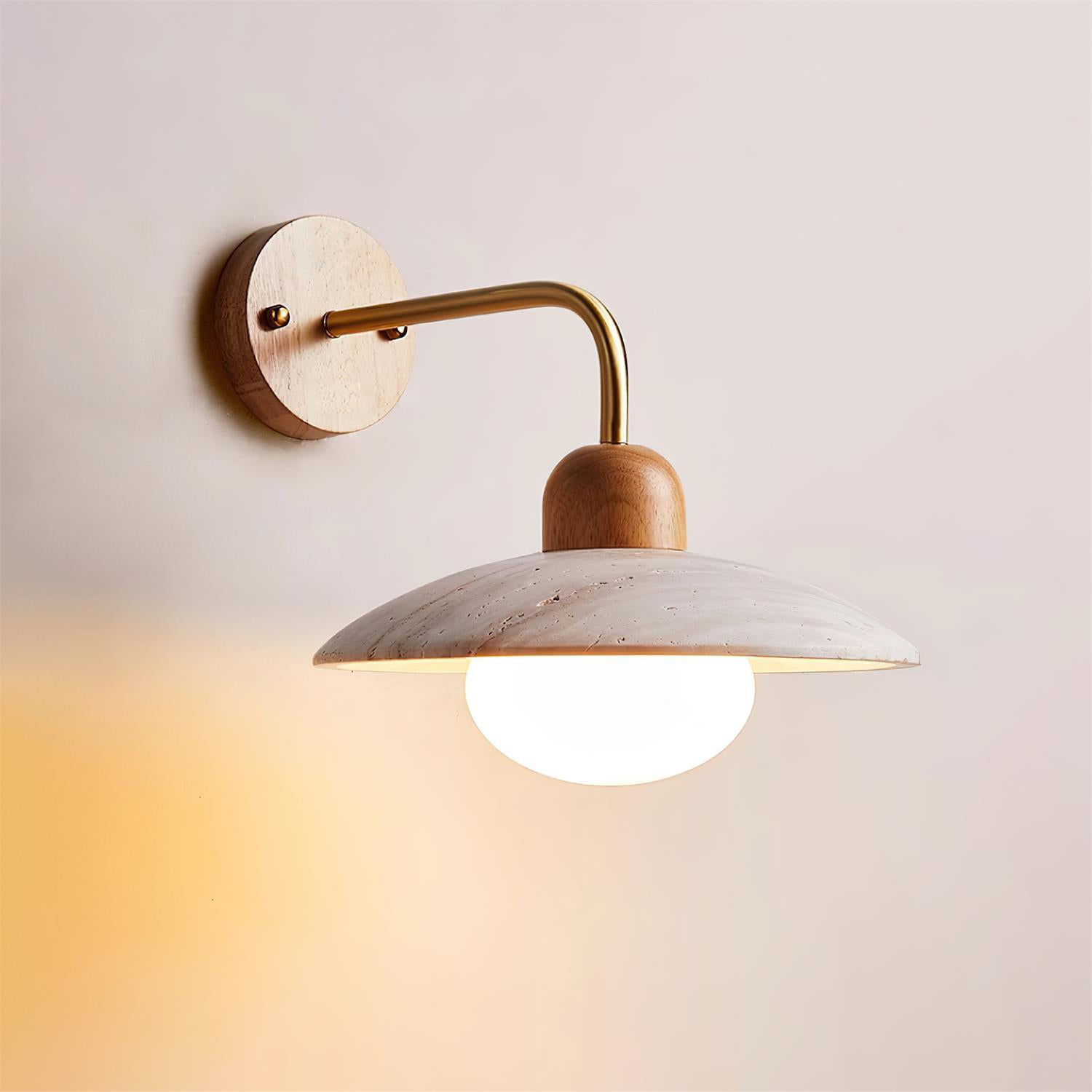 Carolia Travertine Wall Sconce
