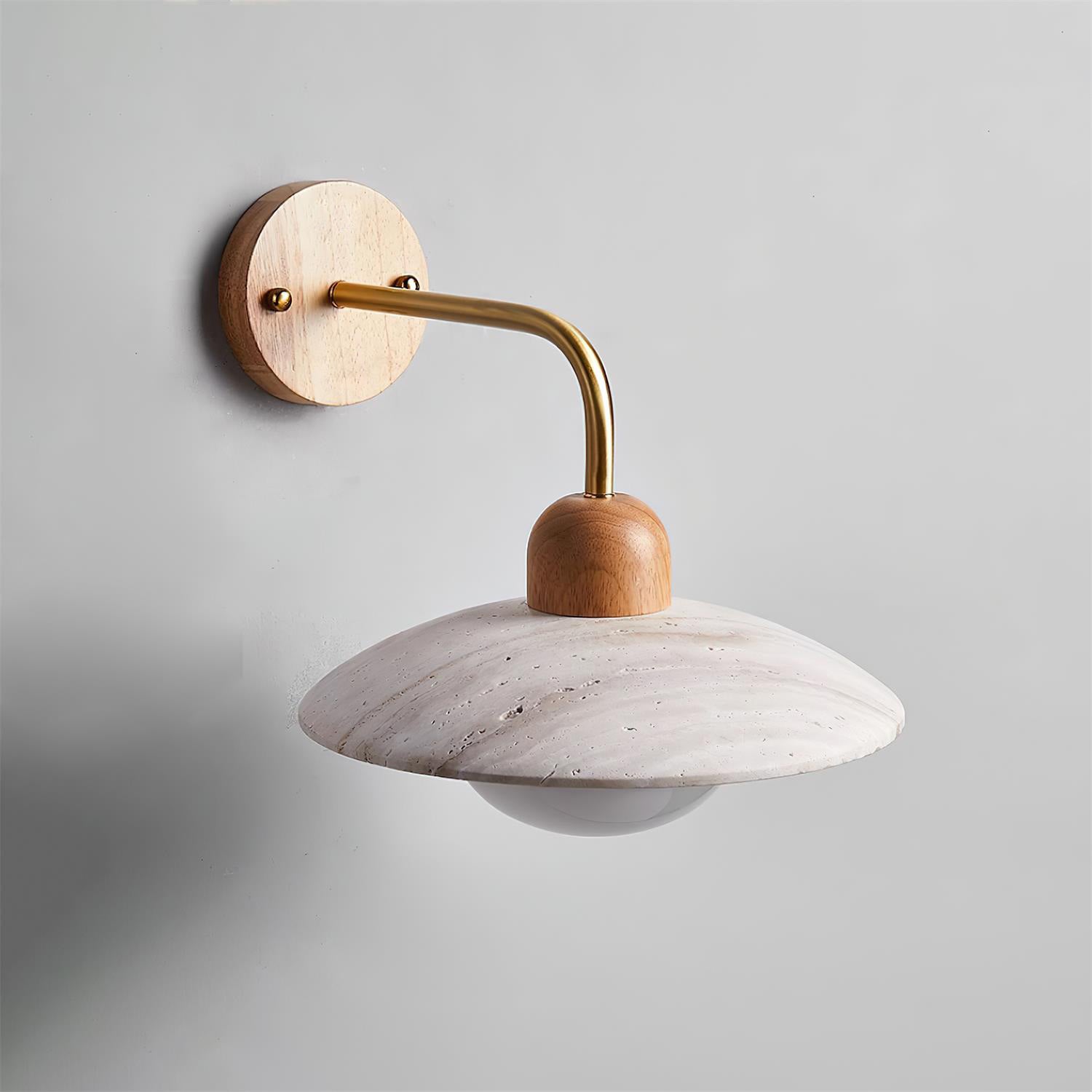 Carolia Travertine Wall Sconce