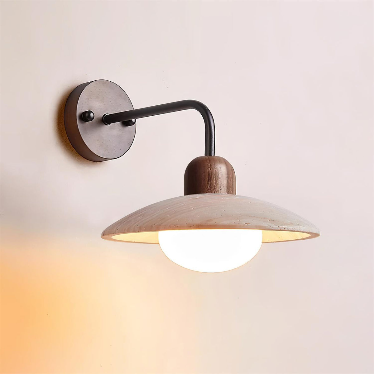 Carolia Travertine Wall Sconce