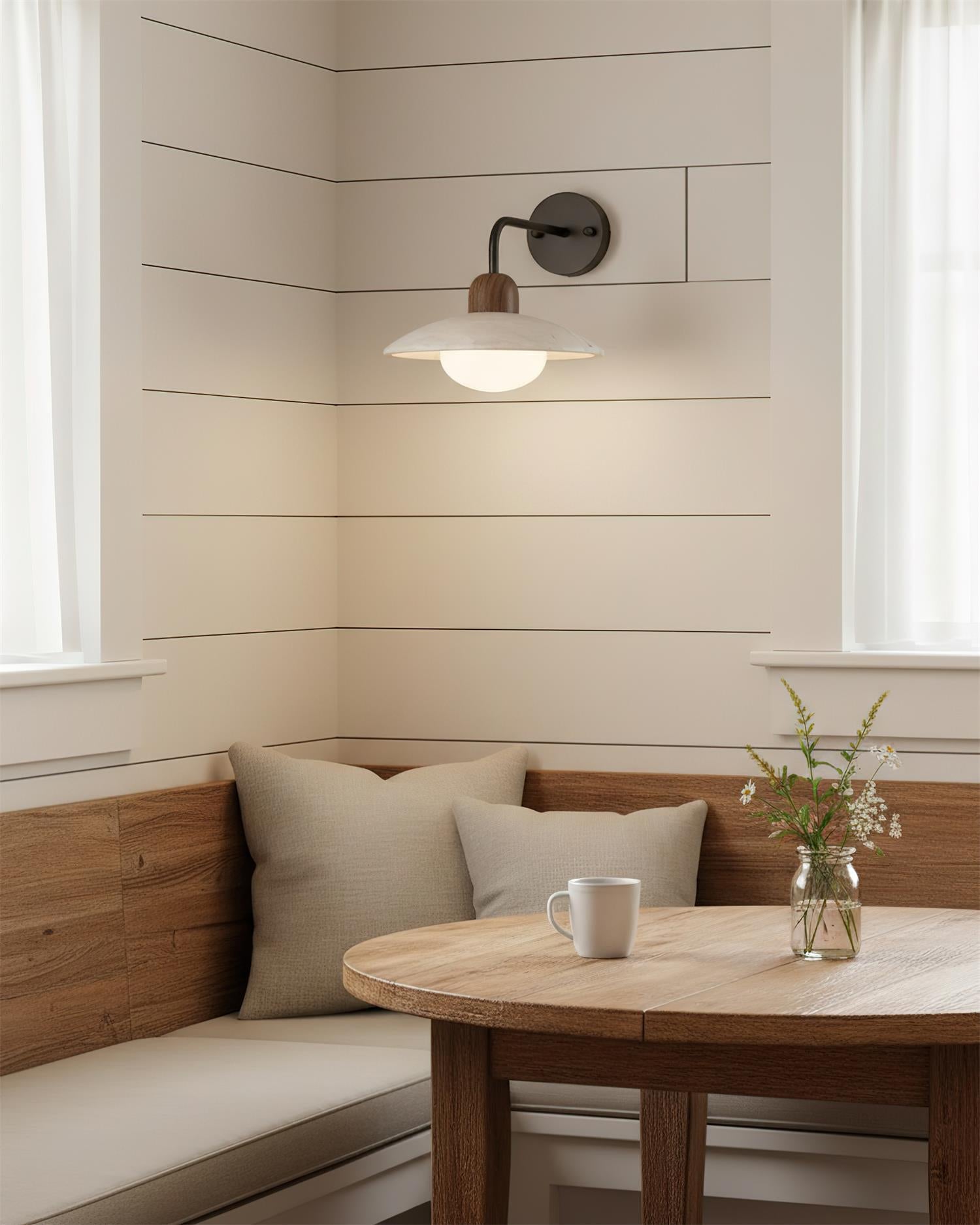 Carolia Travertine Wall Sconce
