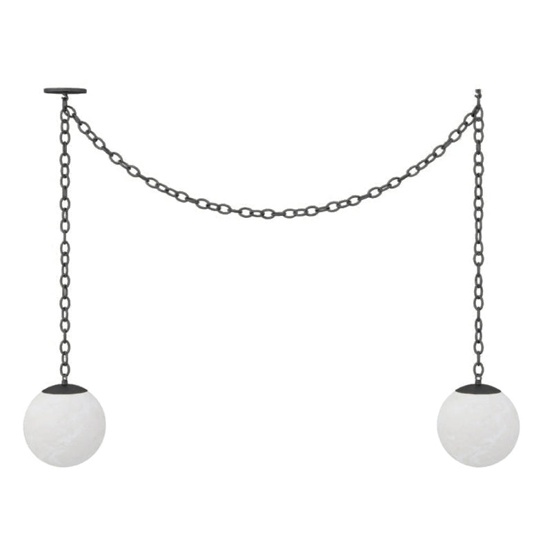 Catenelle Alabaster Swag Pendant Light