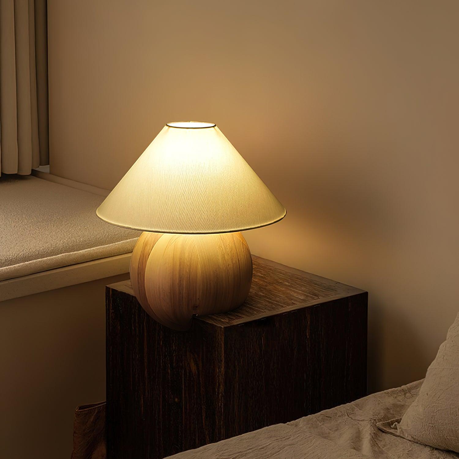 Cavelle Solid Wood Table Lamp