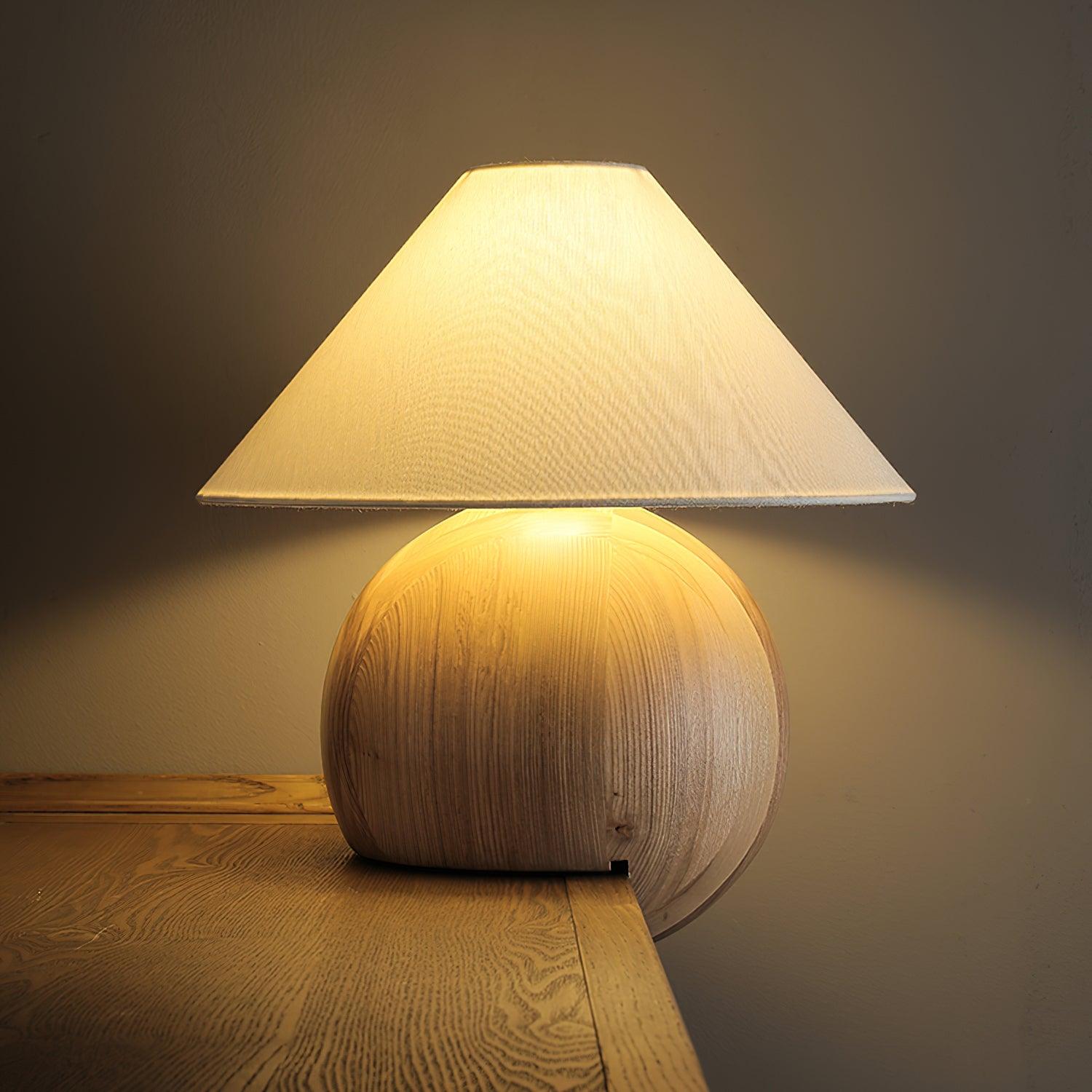 Cavelle Solid Wood Table Lamp