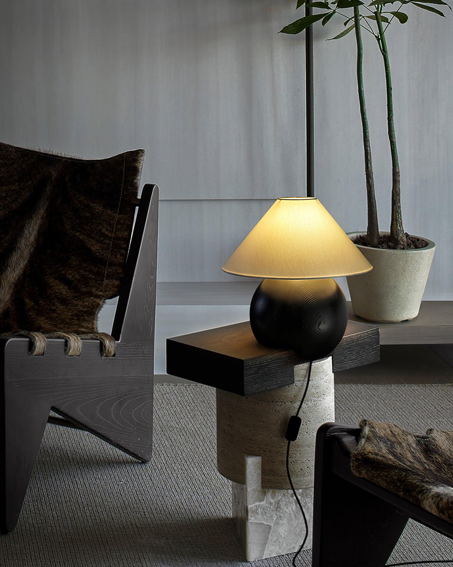 Cavelle Solid Wood Table Lamp