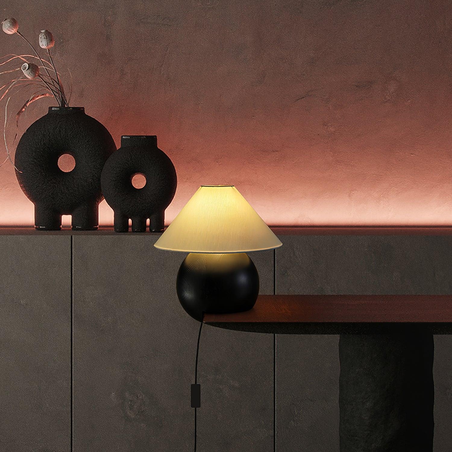 Cavelle Solid Wood Table Lamp