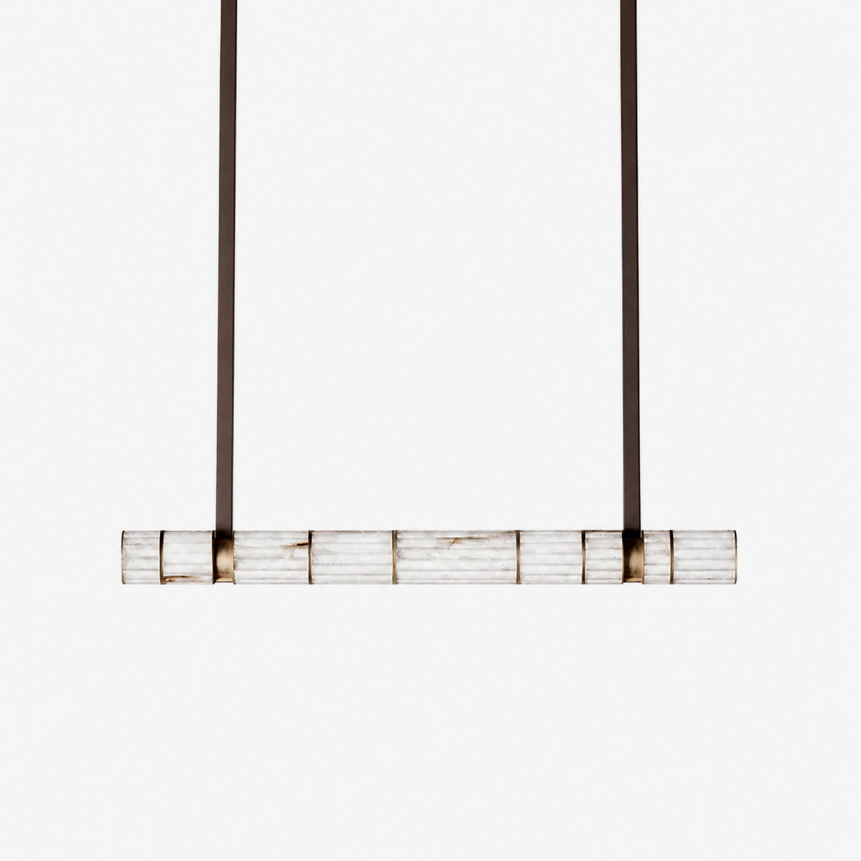 Cavellia Alabaster Leather Linear Chandelier