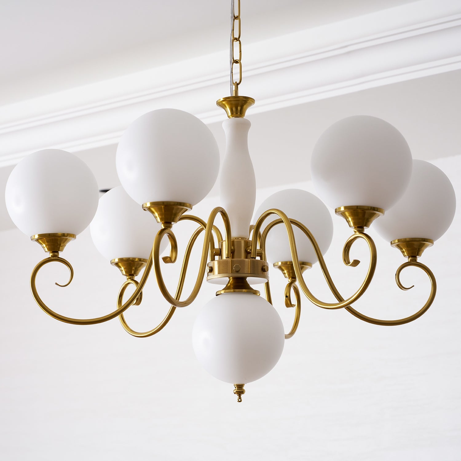 Celestine Glass Globe Chandelier