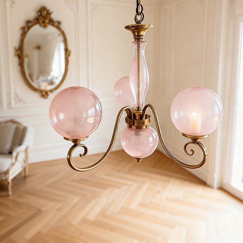 Celestine Glass Globe Chandelier