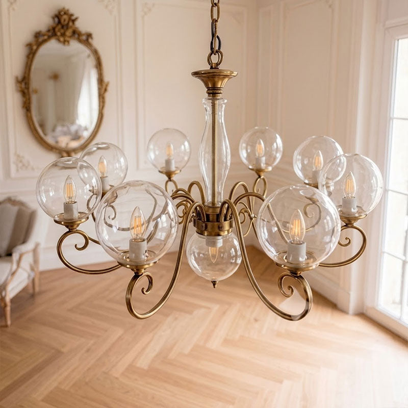 Celestine Glass Globe Chandelier