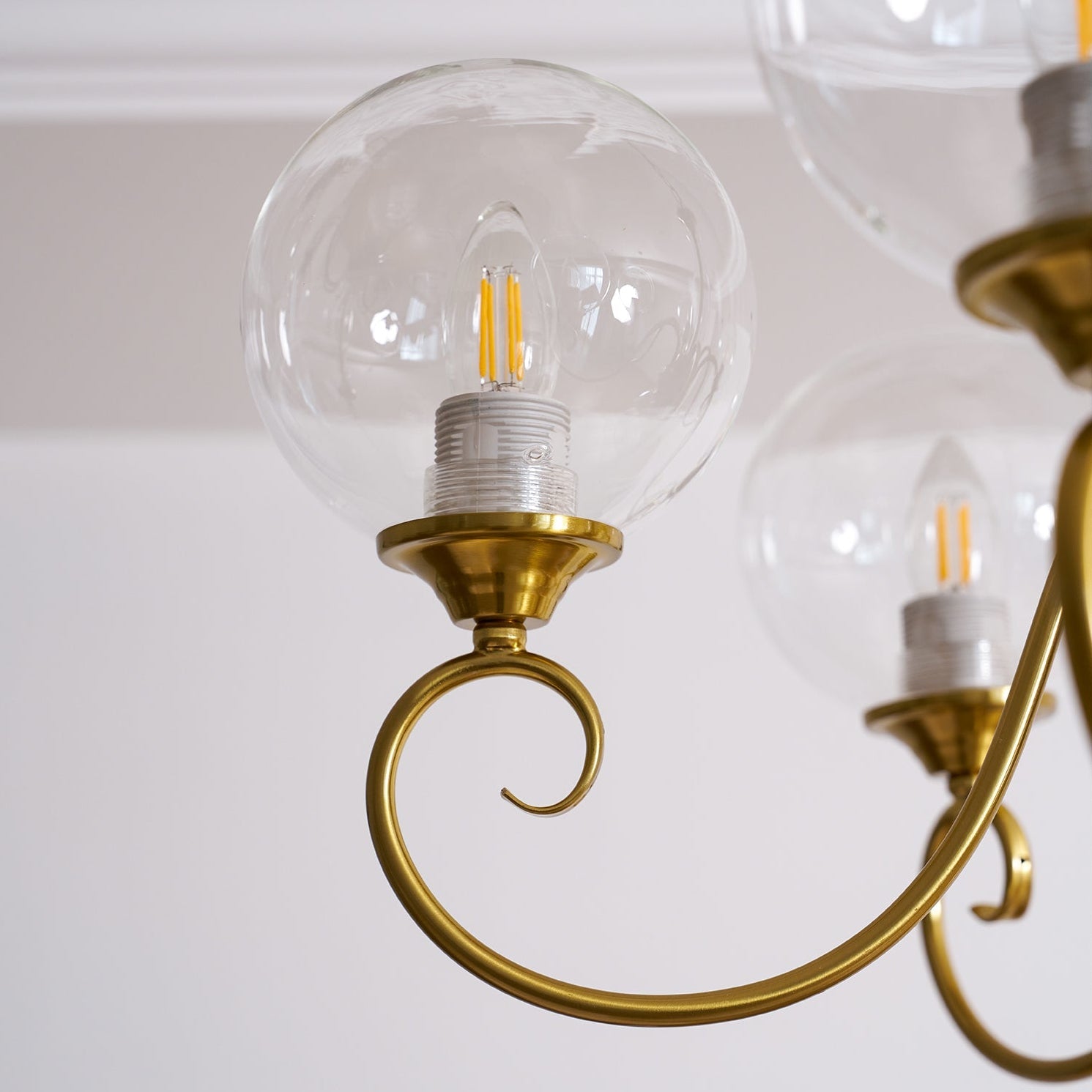 Celestine Glass Globe Chandelier