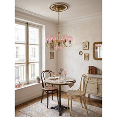 Celestine Glass Globe Chandelier