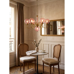Celestine Glass Globe Chandelier