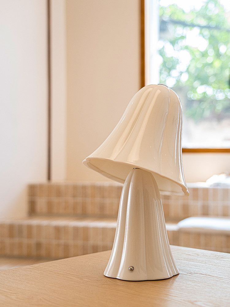 Cerelle Bloom Rechargeable Ceramic Table Lamp