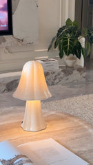 Cerelle Bloom Rechargeable Ceramic Table Lamp