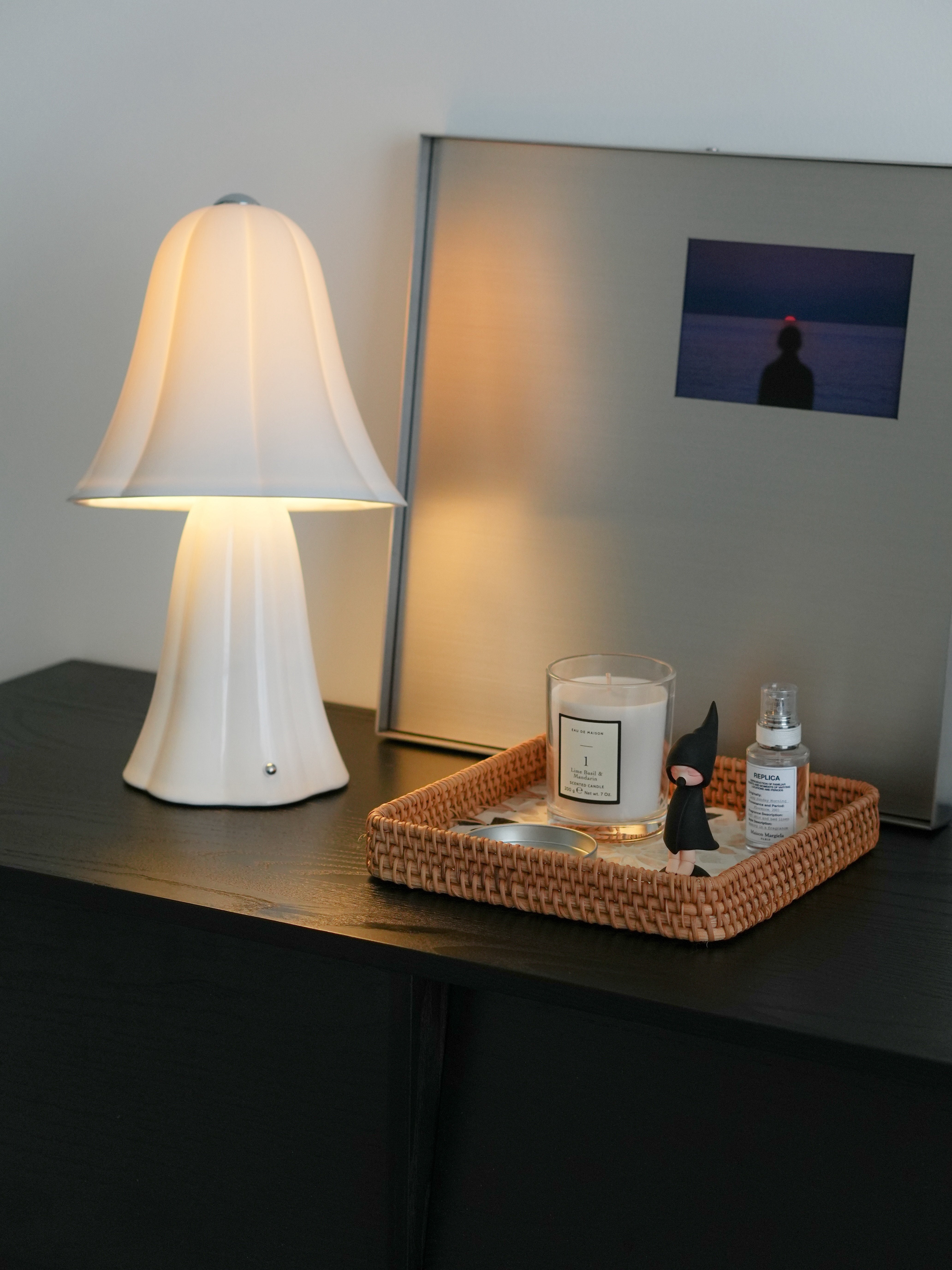 Cerelle Bloom Rechargeable Ceramic Table Lamp