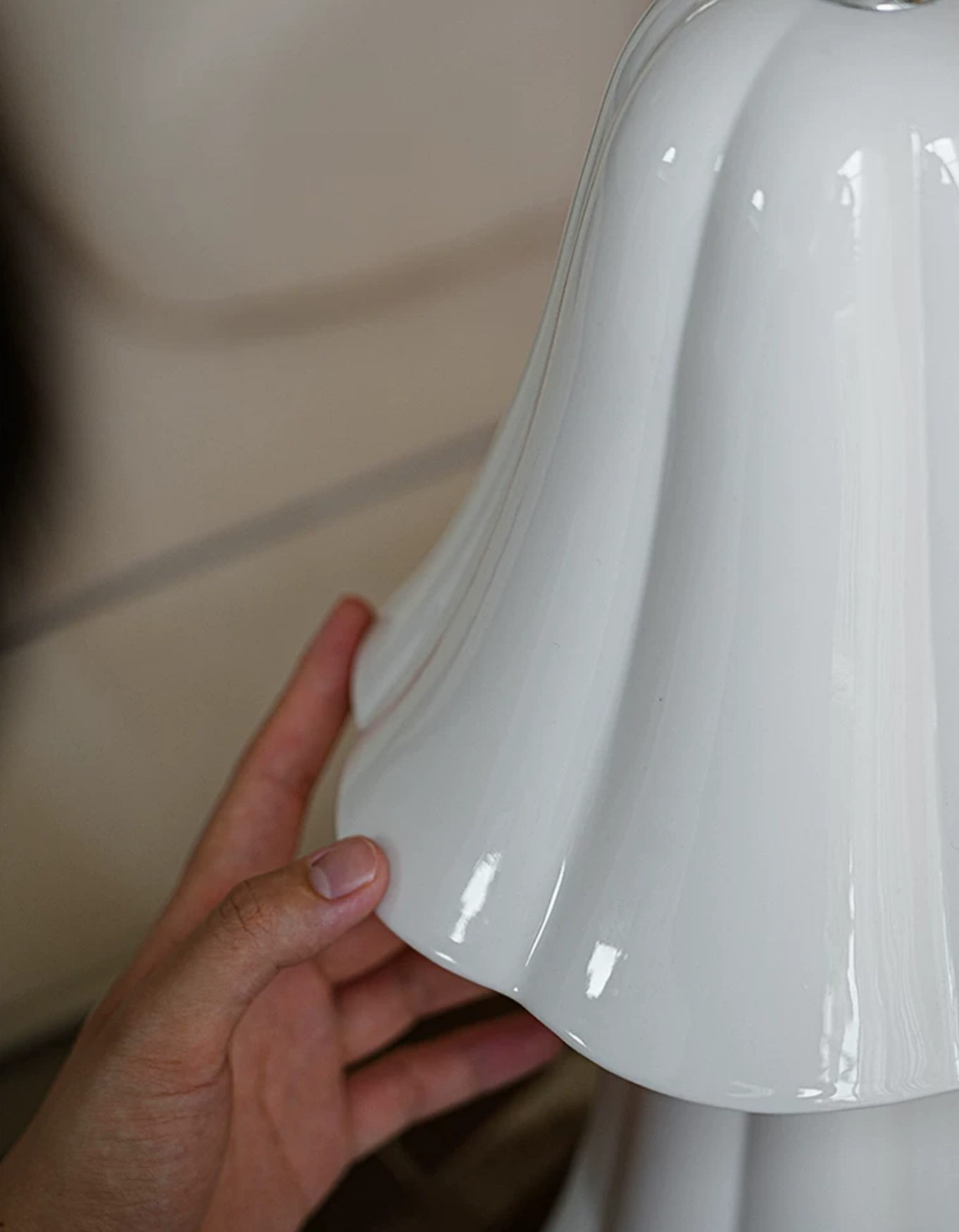 Cerelle Bloom Rechargeable Ceramic Table Lamp