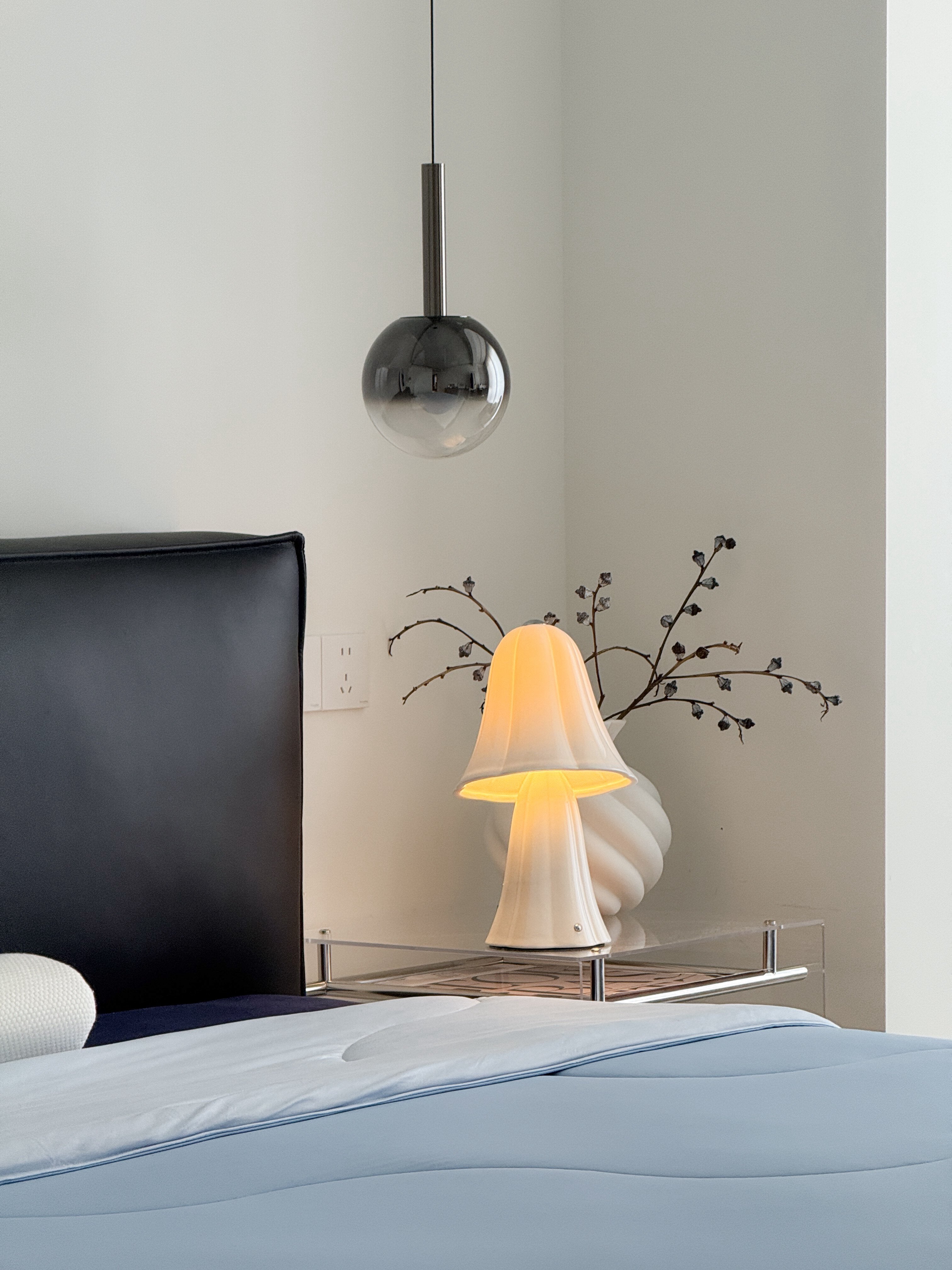 Cerelle Bloom Rechargeable Ceramic Table Lamp