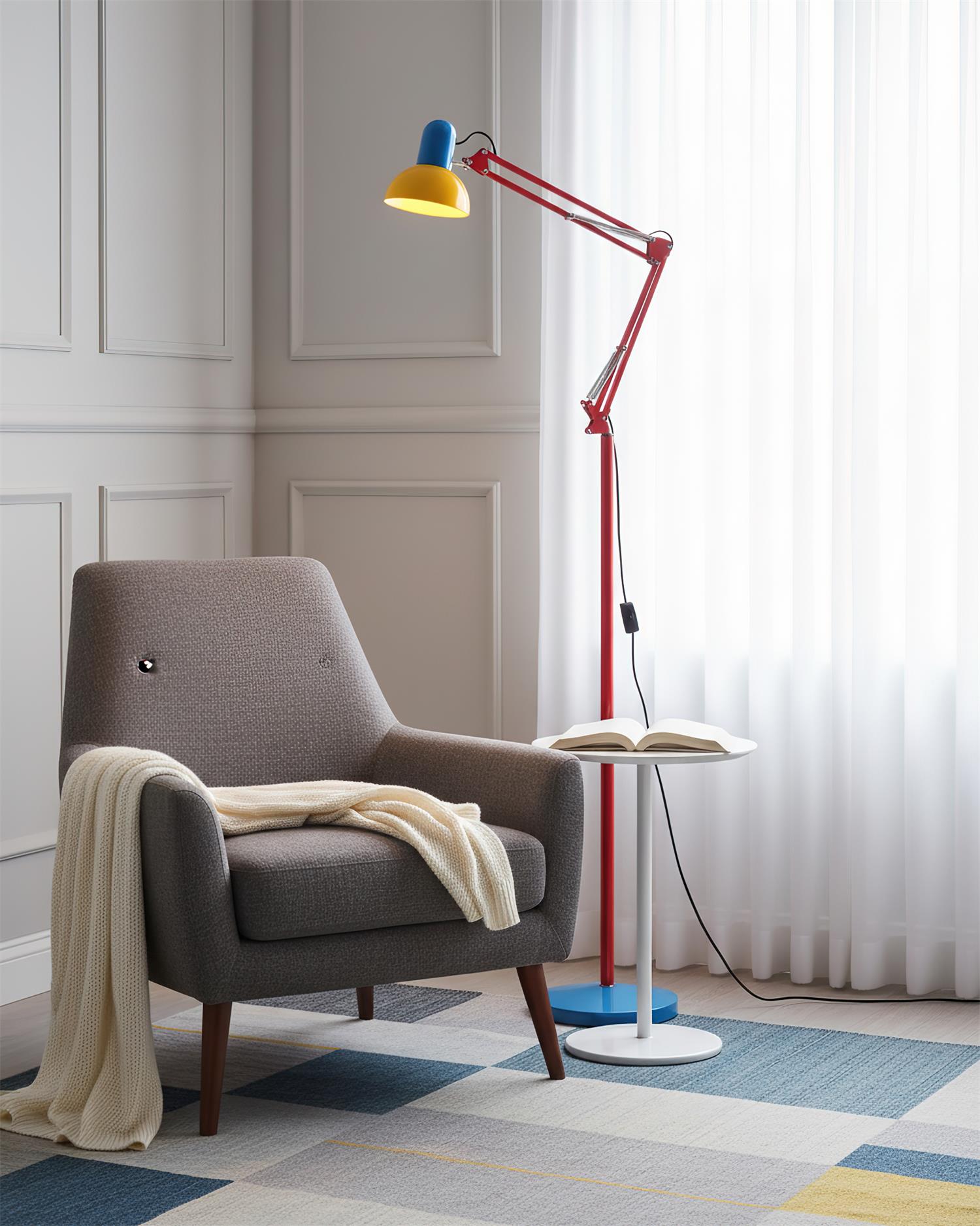Chromaflex Articulated Floor Lamp