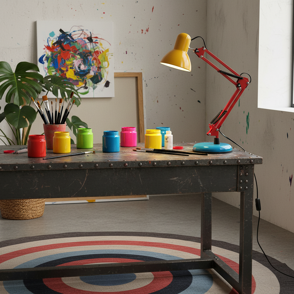 Chromaflex Adjustable Table Lamp