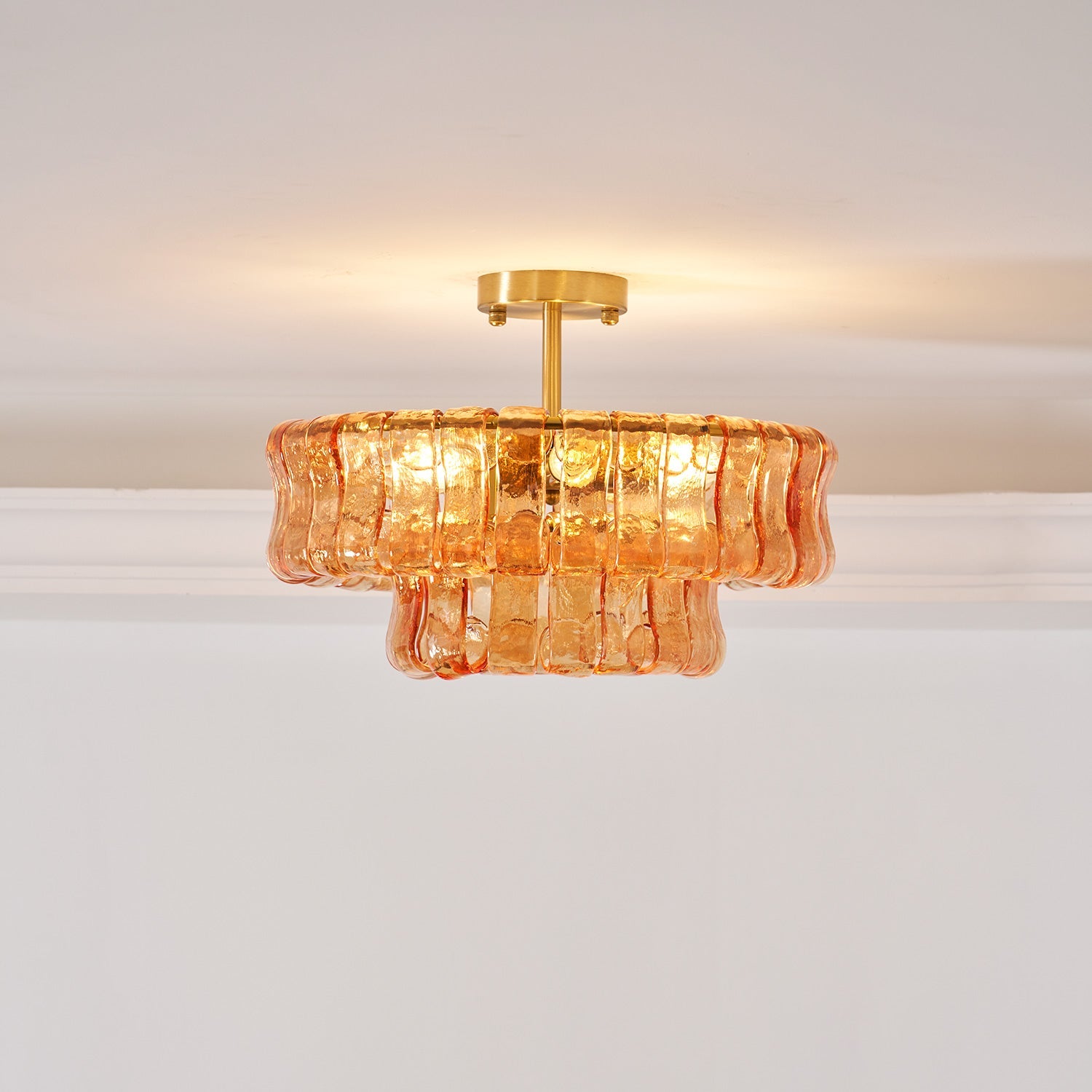 Ghiaccio Flush Mount Ceiling Lamp