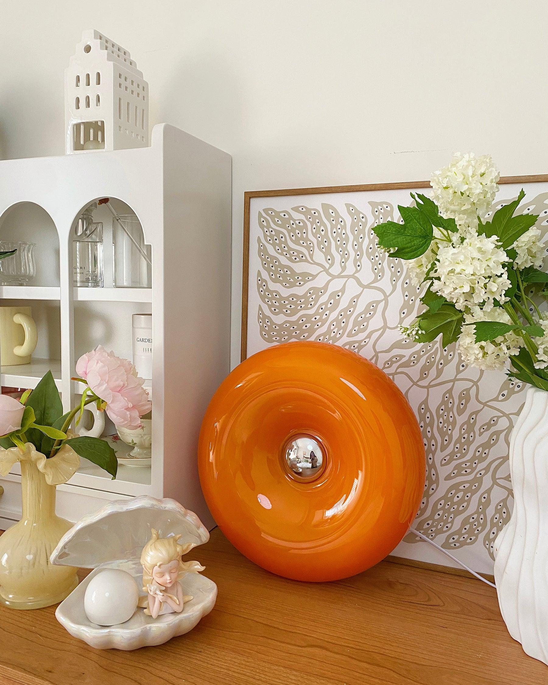 Donuts Glass Ring Wall Lamp