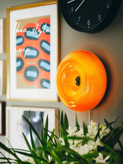 Donuts Glass Ring Wall Lamp