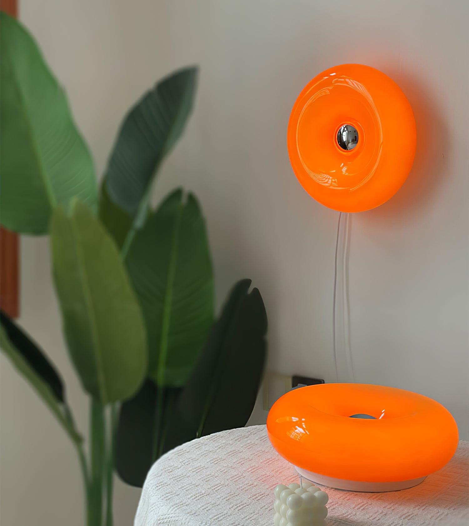 Donuts Glass Ring Wall Lamp