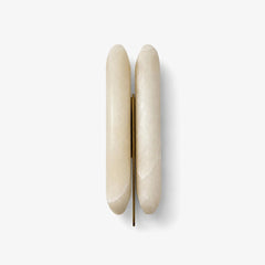 Double Husk Alabaster Wall Sconce