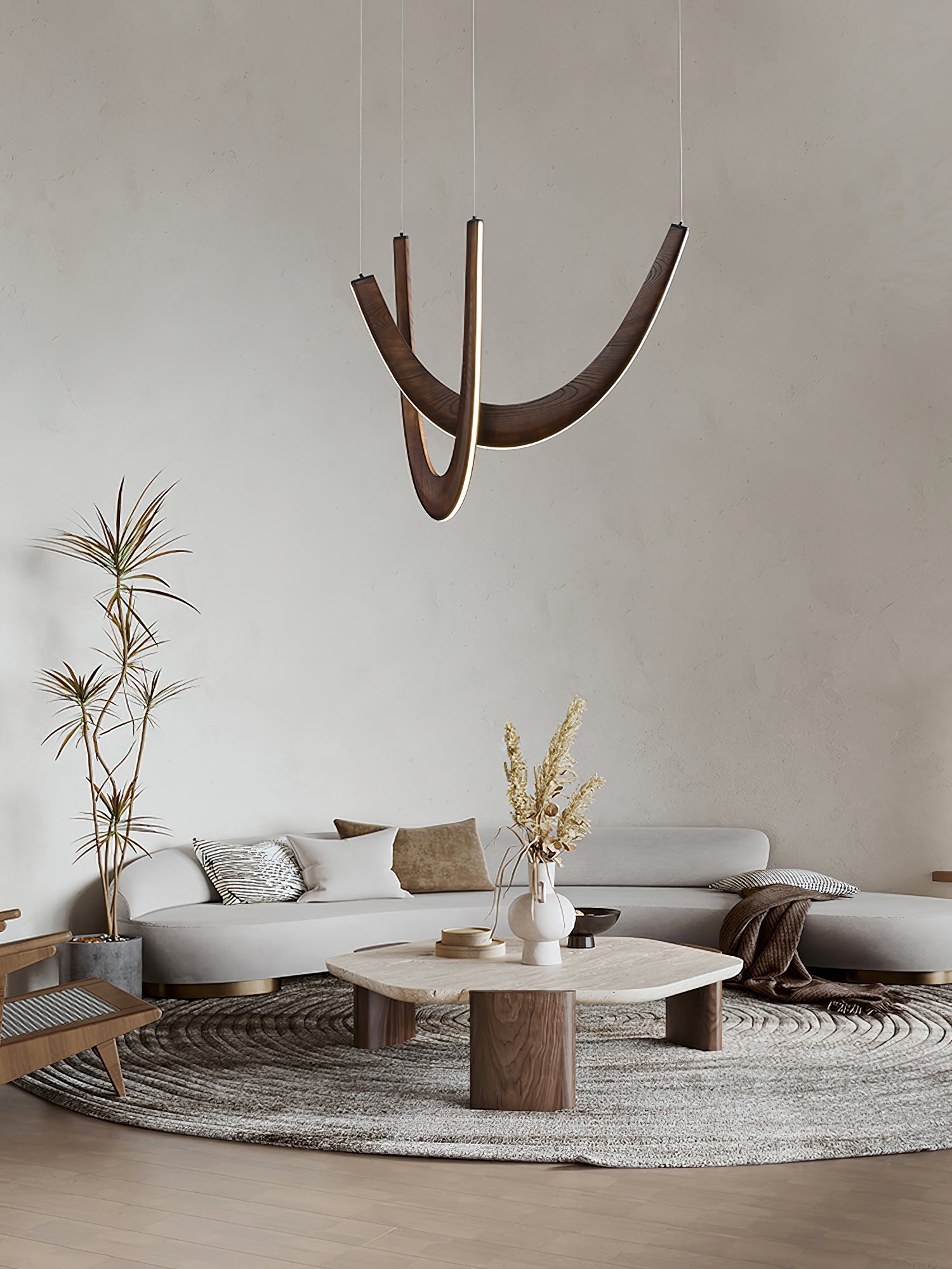 Duvelle Interlocking Wood Pendant Lamp
