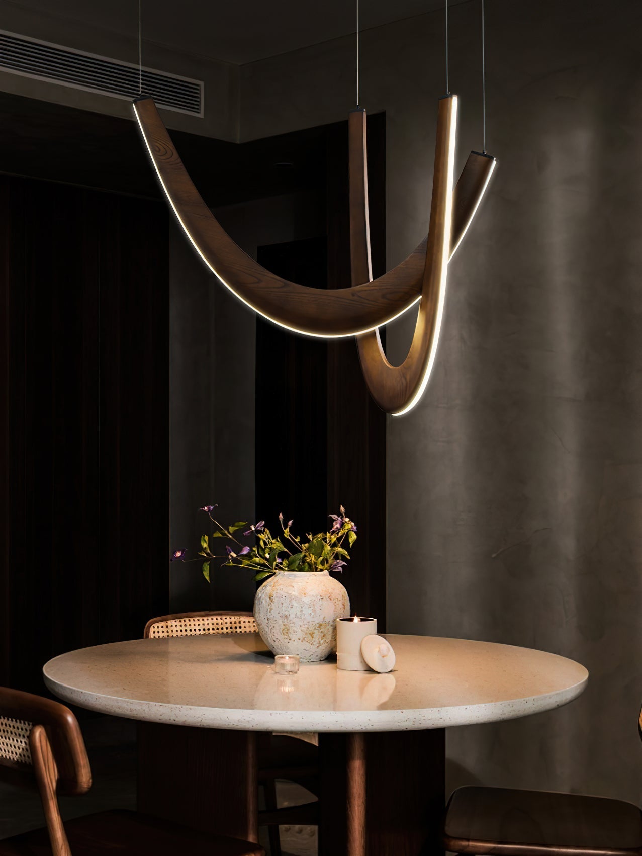 Duvelle Interlocking Wood Pendant Lamp